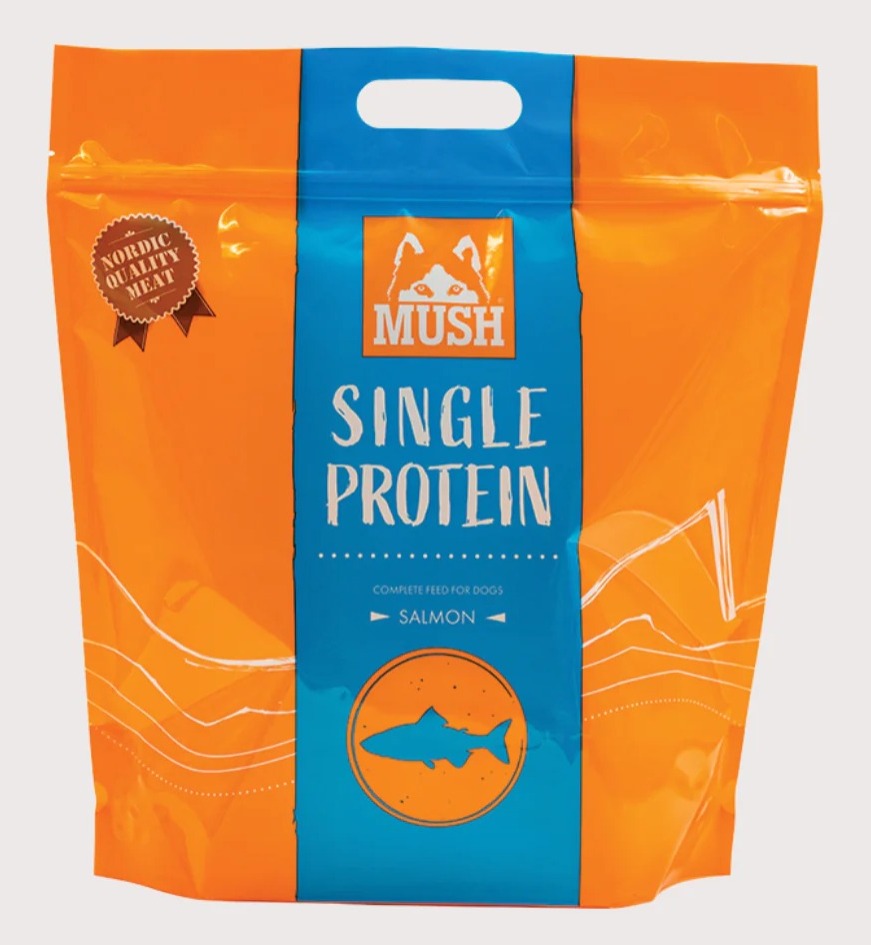 MUSH芬蘭生肉糧 - SINGLE PROTEIN 特低敏系列急凍狗糧(純三文魚 2kg)|寵物橫町
