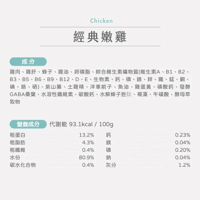 【超肉泥機能主食罐】經典嫩雞|寵物橫町