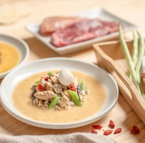 純肉狗鮮食餐包 JUMBO系列|法式鶉蛋舒肥嫩雞-輕盈高纖|寵物橫町