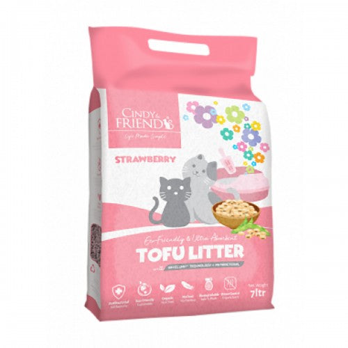 Tofu Litter - 豆腐貓砂(士多啤梨味)|寵物橫町