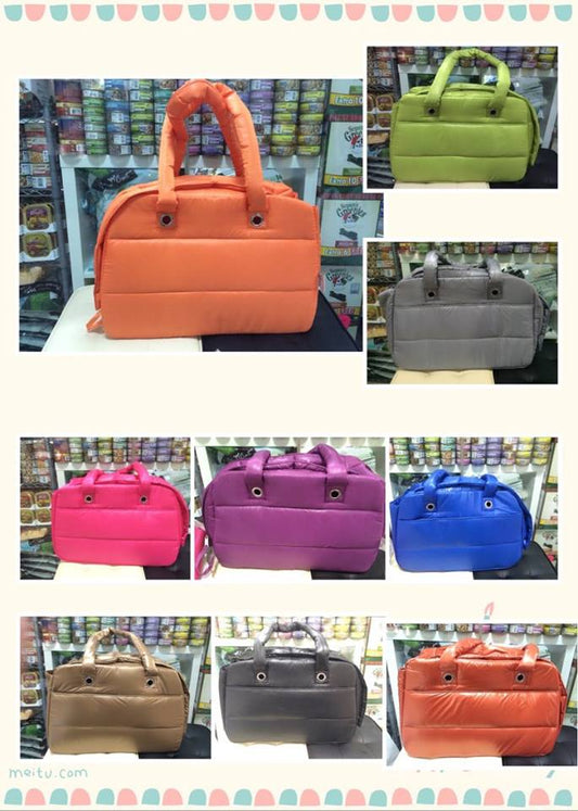 橫間棉質寵物袋|寵物橫町