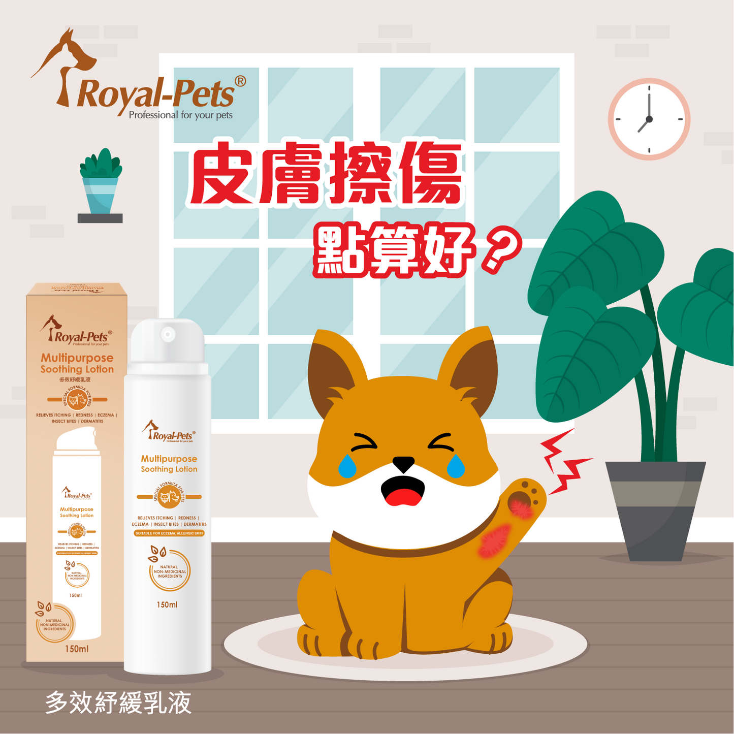 (貓犬用) 多效紓緩乳液 | 寵物橫町